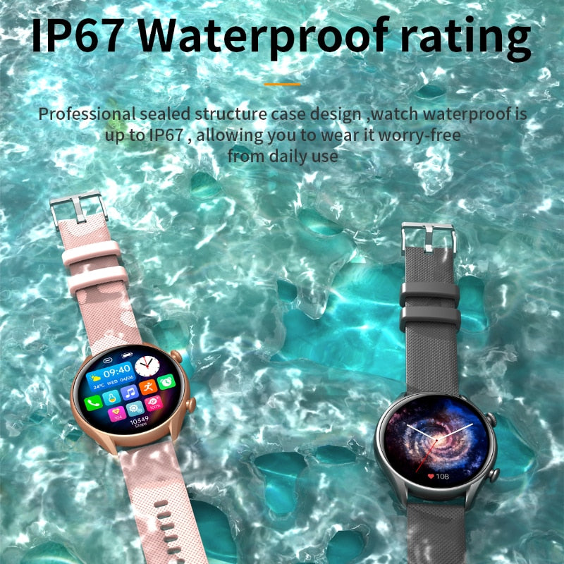 שעון חכם עגול תומך עברית - דיל ישיר