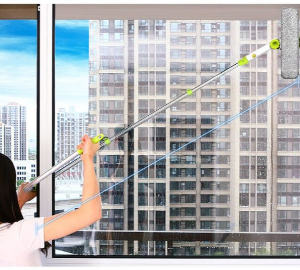 מנקה חלונות טלסקופי 2 ב-1 - דיל ישיר