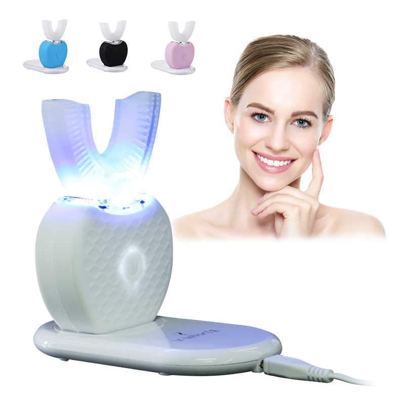 מברשת שיניים אוטומטית חשמלית ונטענת מנקה את הפה 360 מעלות