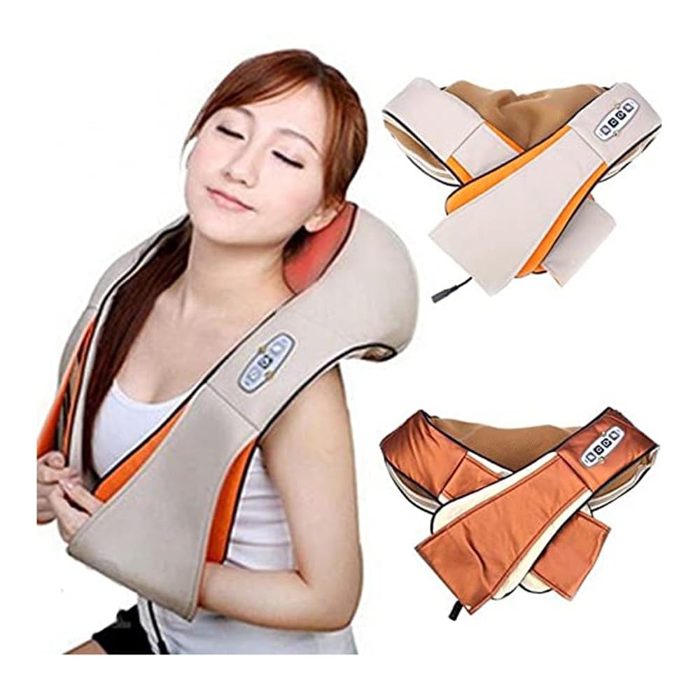 מכשיר עיסוי חשמלי שיאצו לגב לצוואר ולכתפיים - דיל ישיר