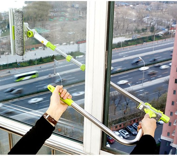 מנקה חלונות טלסקופי 2 ב-1 - דיל ישיר