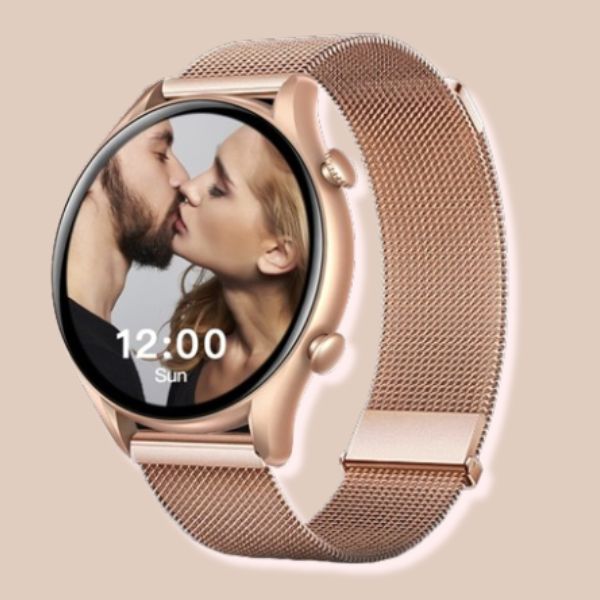 שעון חכם עגול תומך עברית - דיל ישיר