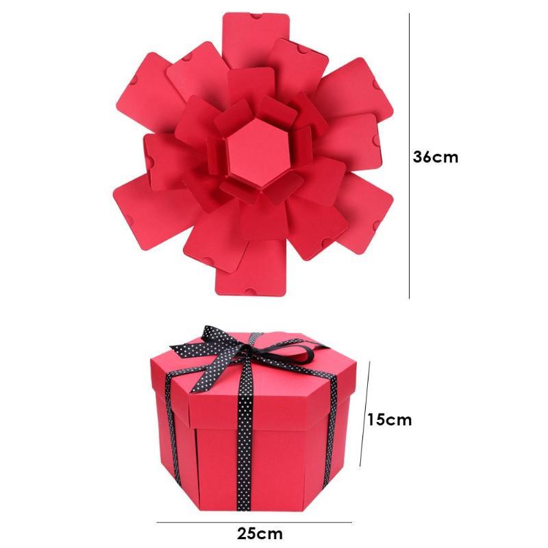 קופסא מתפוצצת קופסא נפתחת עם תמונות מתנה מושלמת