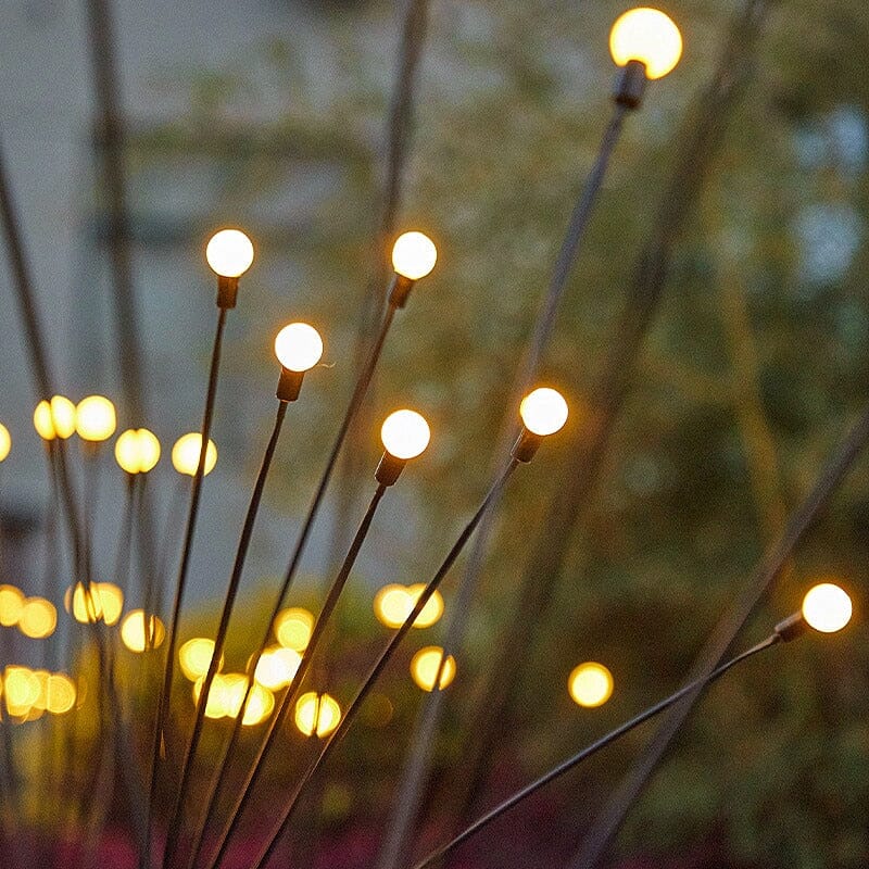 תאורה סולארית לגינה גחליליות 10 נורות לד ללא חיבור לחשמל Deal Yashir