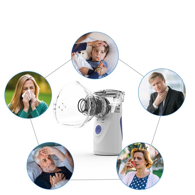 מכשיר אינהלציה נייד לשימוש ביתי קטן ושקט לילדים ותינוקות