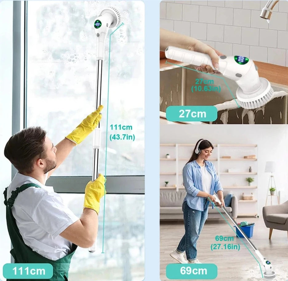 מברשת ניקוי חשמלית 8 ב-1 - דיל ישיר