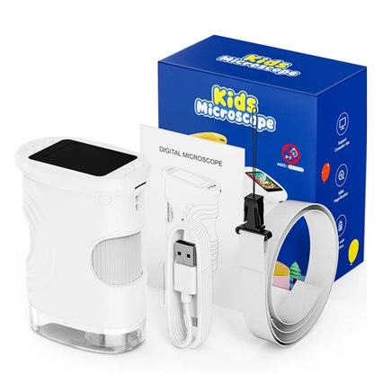 מיקרוסקופ דיגיטלי לילדים סקרנים (זום עד פי 1000)