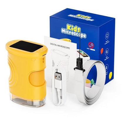 מיקרוסקופ דיגיטלי לילדים סקרנים (זום עד פי 1000)