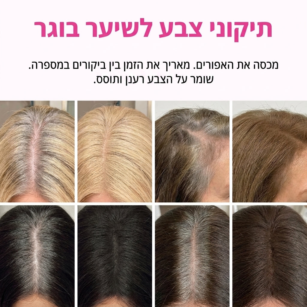 HairShield - ערכה לכיסוי שורשים מהיר ועמיד לאורך כל היום. - דיל ישיר 