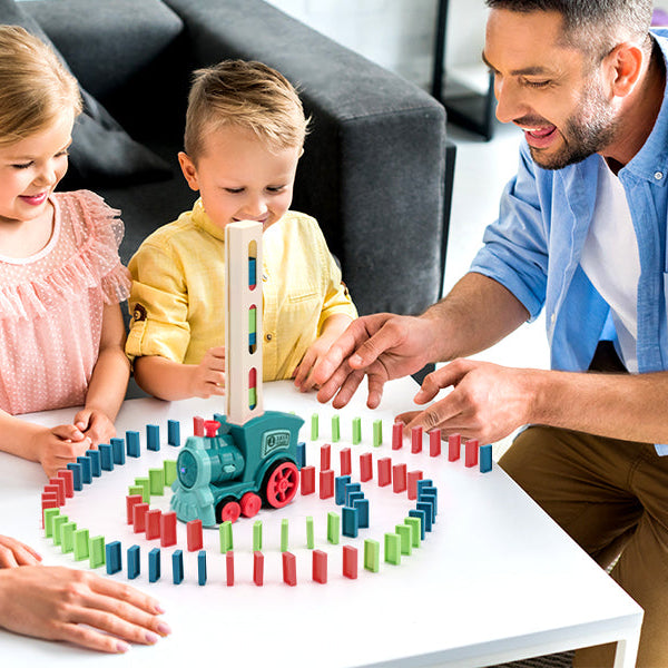 רכבת דומינו אוטומטית לילדים