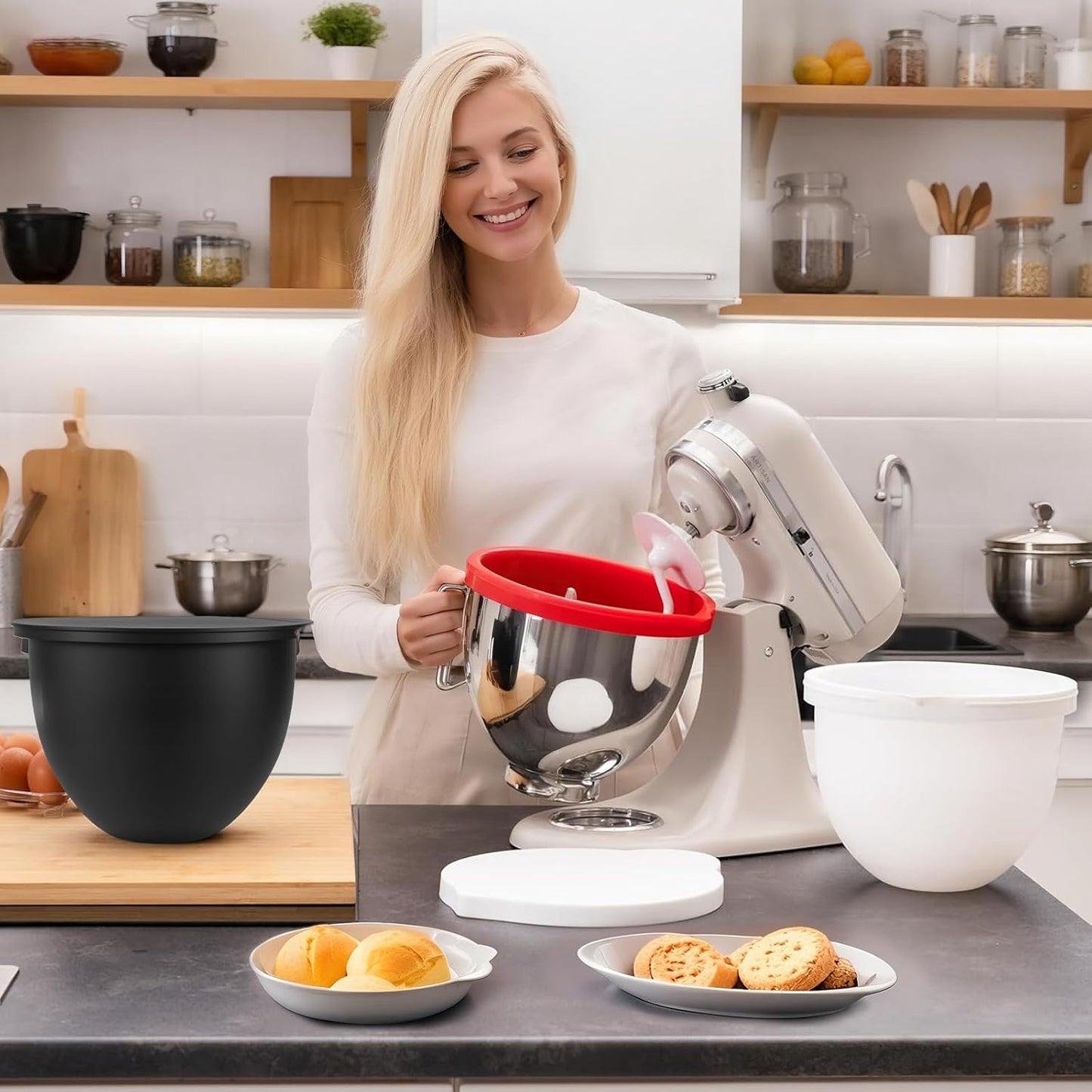 MixAid - קערת סיליקון אונברסלית למיקסר 5 ליטר