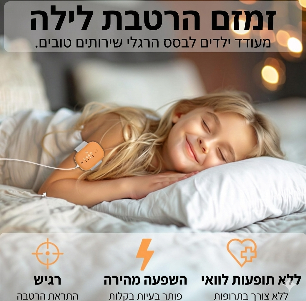 הסוף להרטבות הלילה – לתמיד!