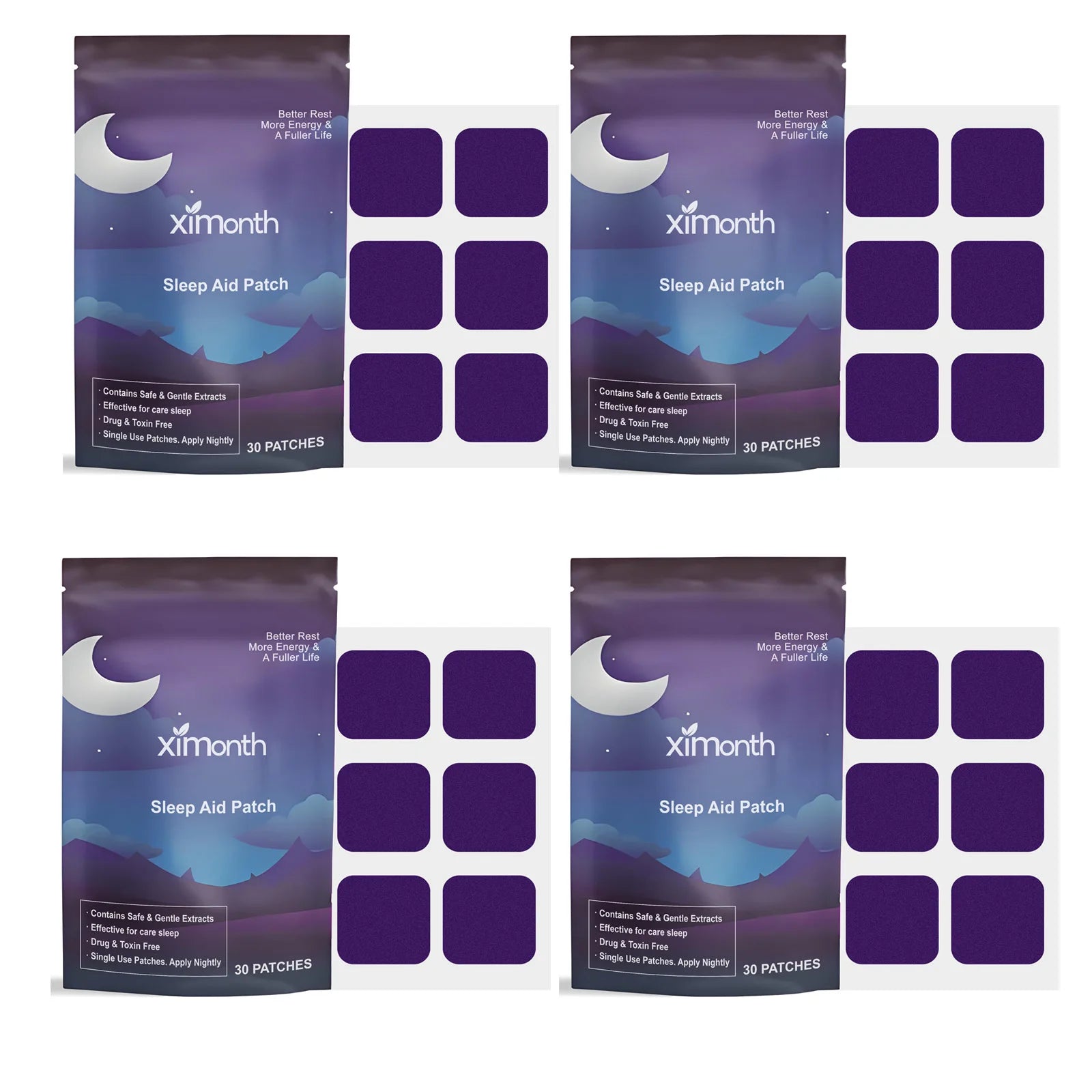 ZenNight™ - מדבקות מגנזיום טבעיות לשינה עמוקה ורציפה