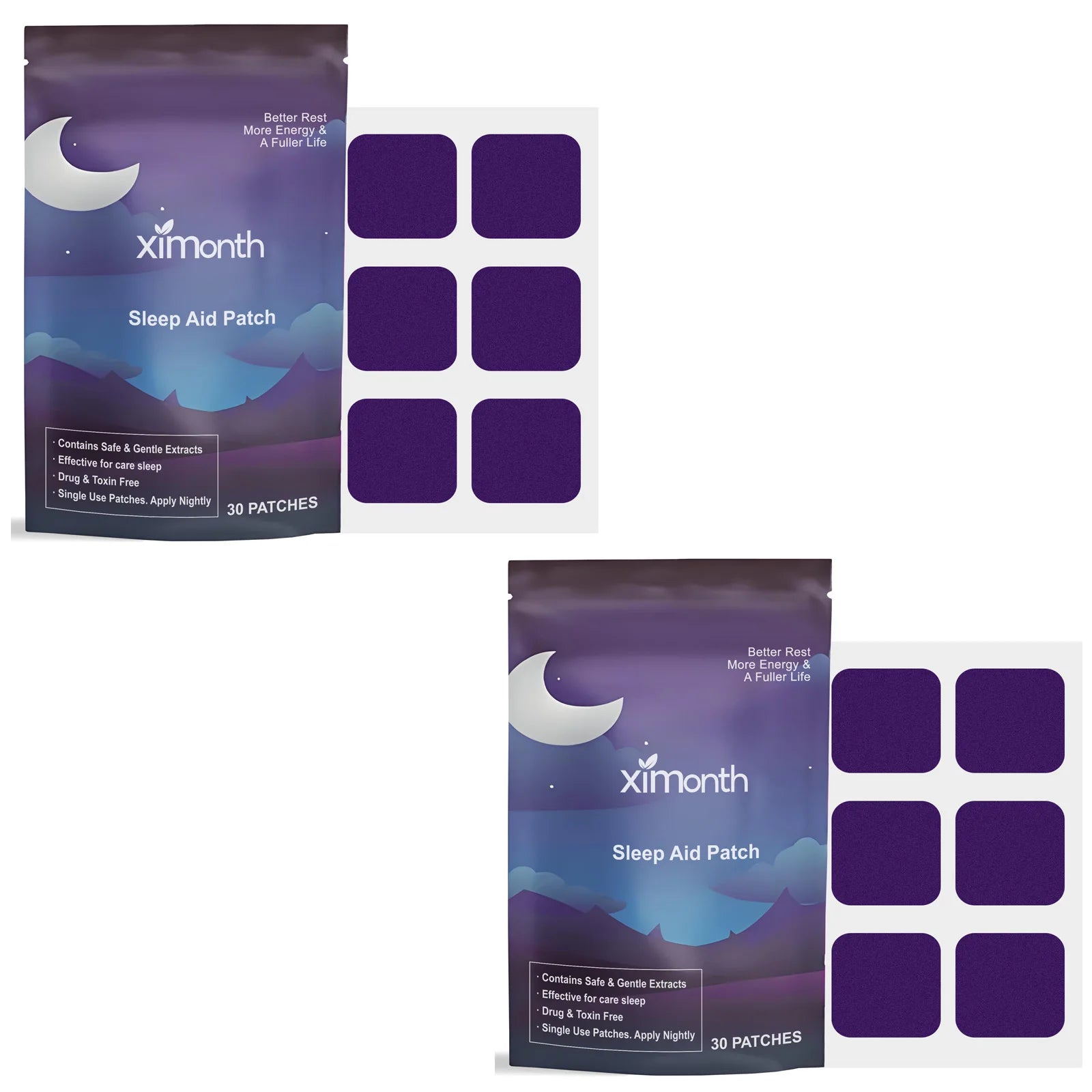 ZenNight™ - מדבקות מגנזיום טבעיות לשינה עמוקה ורציפה