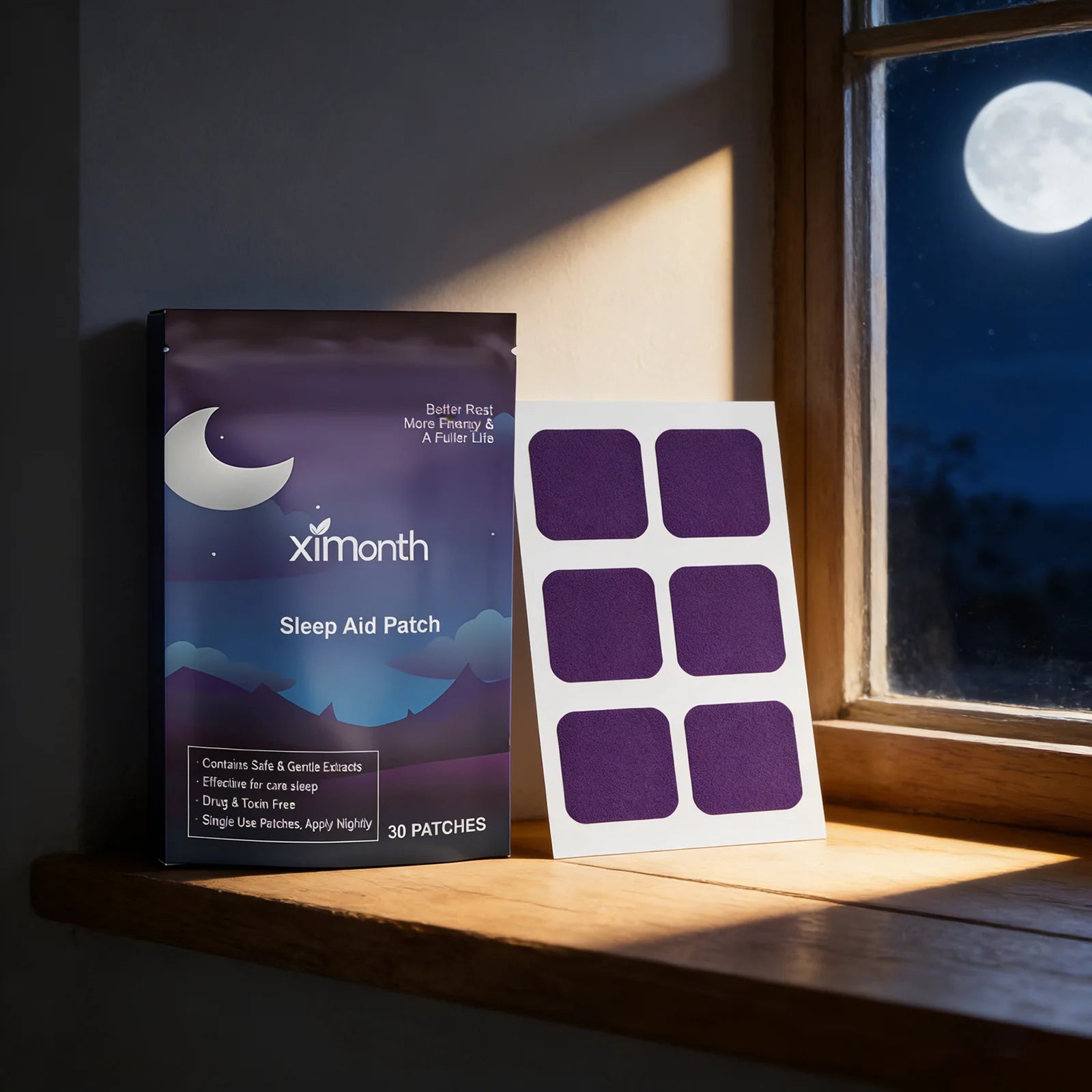 ZenNight™ - מדבקות מגנזיום טבעיות לשינה עמוקה ורציפה