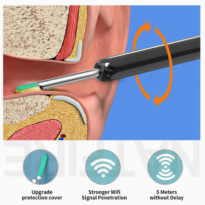 מכשיר לניקוי אוזניים חשמלי OtoClean 360°