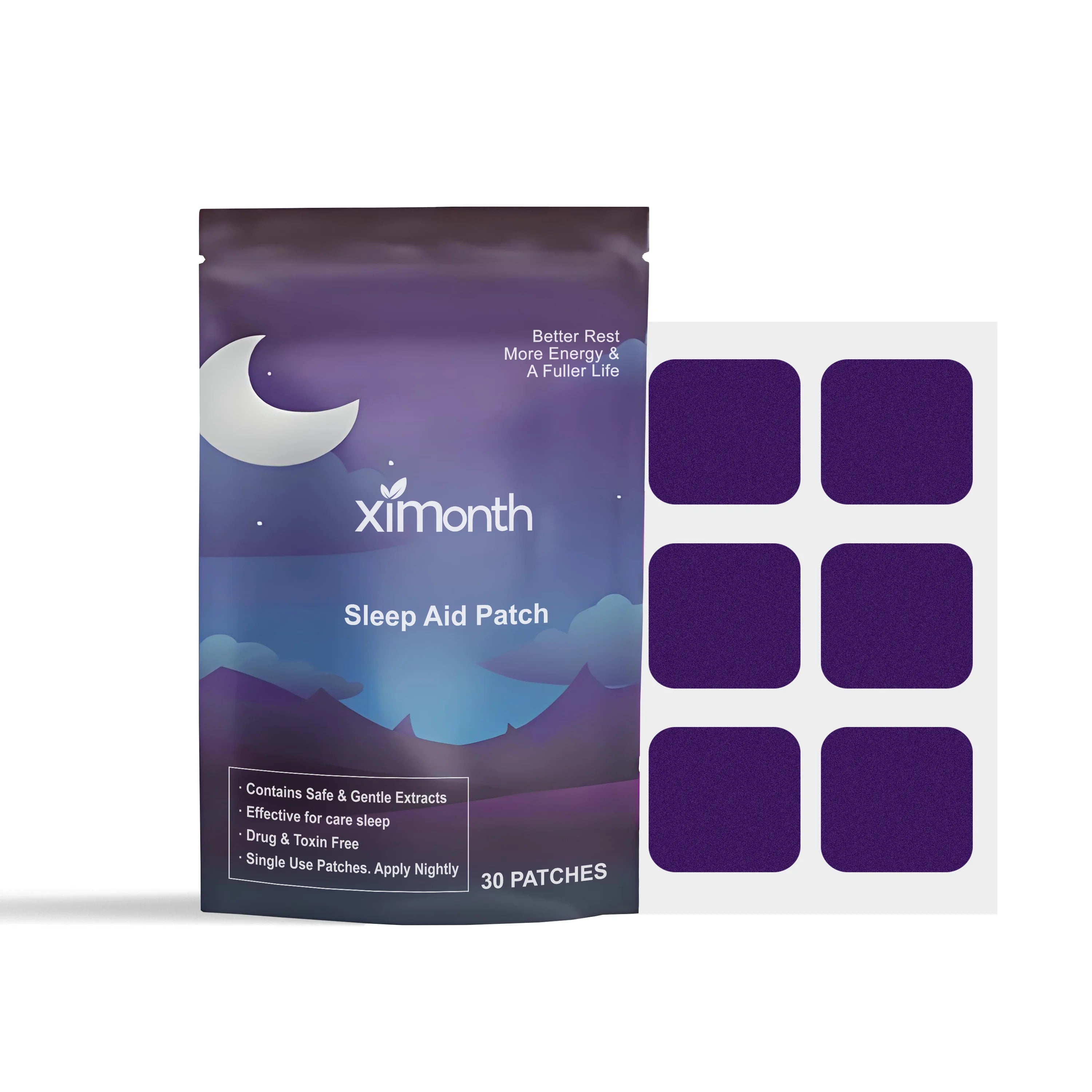 ZenNight™ - מדבקות מגנזיום טבעיות לשינה עמוקה ורציפה
