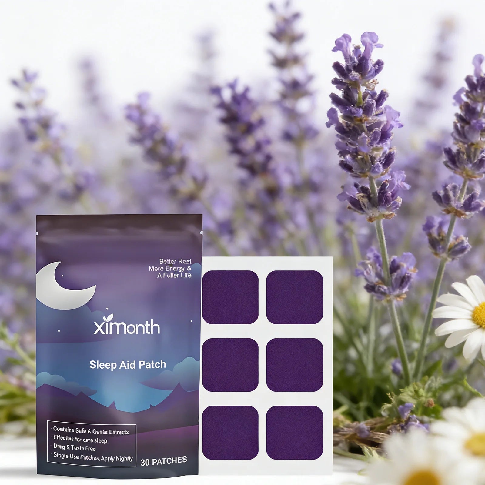 ZenNight™ - מדבקות מגנזיום טבעיות לשינה עמוקה ורציפה