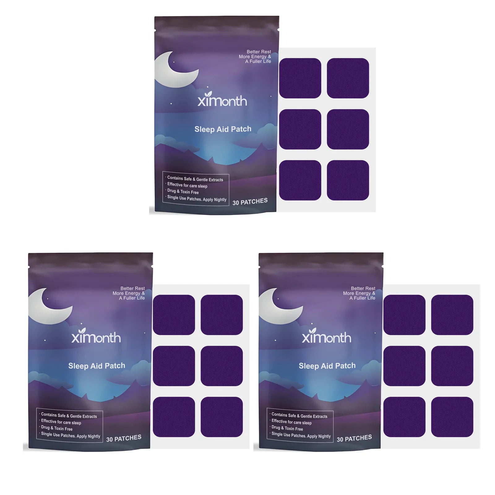 ZenNight™ - מדבקות מגנזיום טבעיות לשינה עמוקה ורציפה