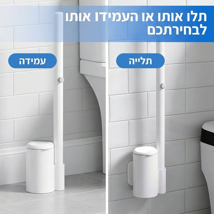 קליק אנד קלין - מברשת אסלה חד-פעמית עם 24 ראשי ניקוי