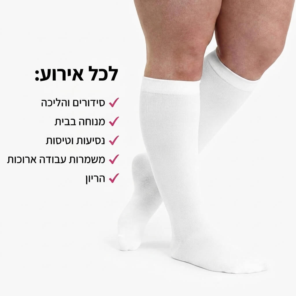 LegLite - גרבי לחץ פרימיום לשוק רחבה