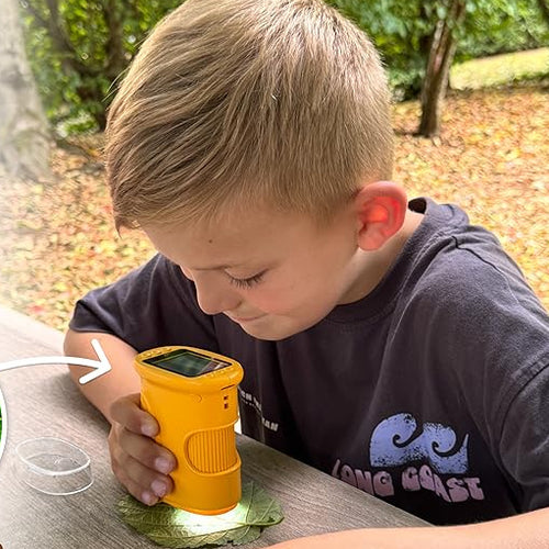 מיקרוסקופ דיגיטלי לילדים סקרנים (זום עד פי 1000)