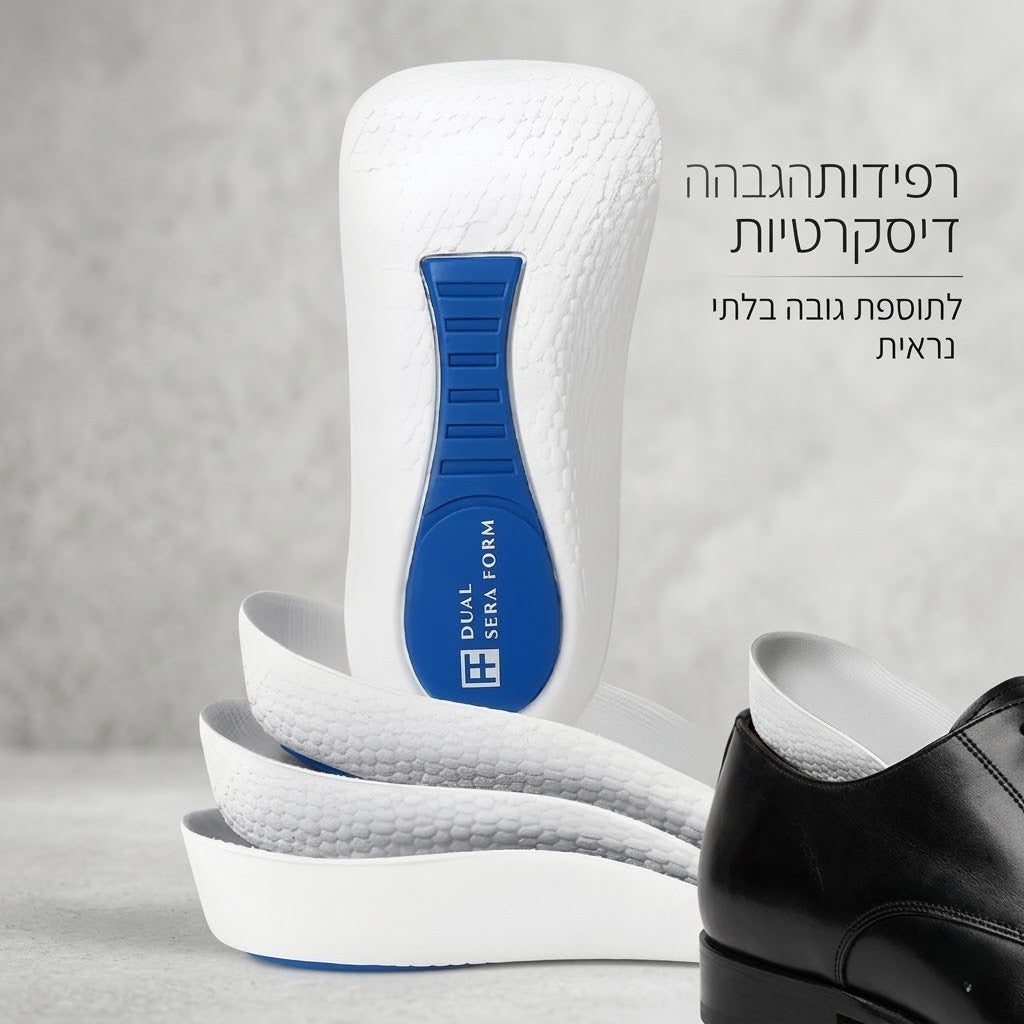 Apexo מדרסי גובה אורתופדיים 100% דיסקרטים