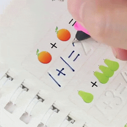 ערכת 4 ספרי דיו הקסם - ללמוד כתיבה נכונה