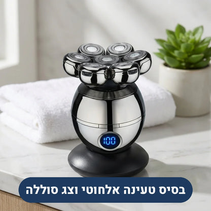 מכונת גילוח לקרחת על בסיס טעינה אלחוטי