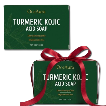 Turmeric Glow סבון לטיפול בפיגמנטציה ואקנה