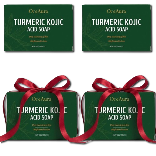 Turmeric Glow סבון לטיפול בפיגמנטציה ואקנה