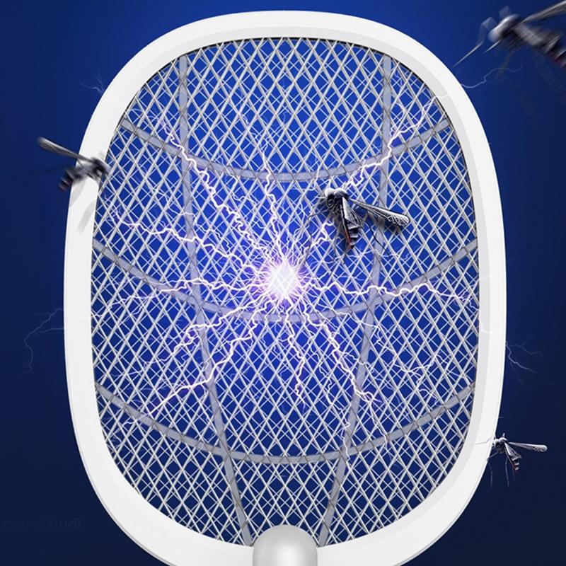 קוטל יתושים בצורת מחבט מכשיר נגד יתושים 2 ב-1