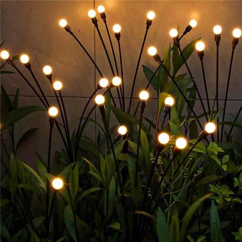 תאורה סולארית לגינה גחליליות 10 נורות לד ללא חיבור לחשמל Deal Yashir 
