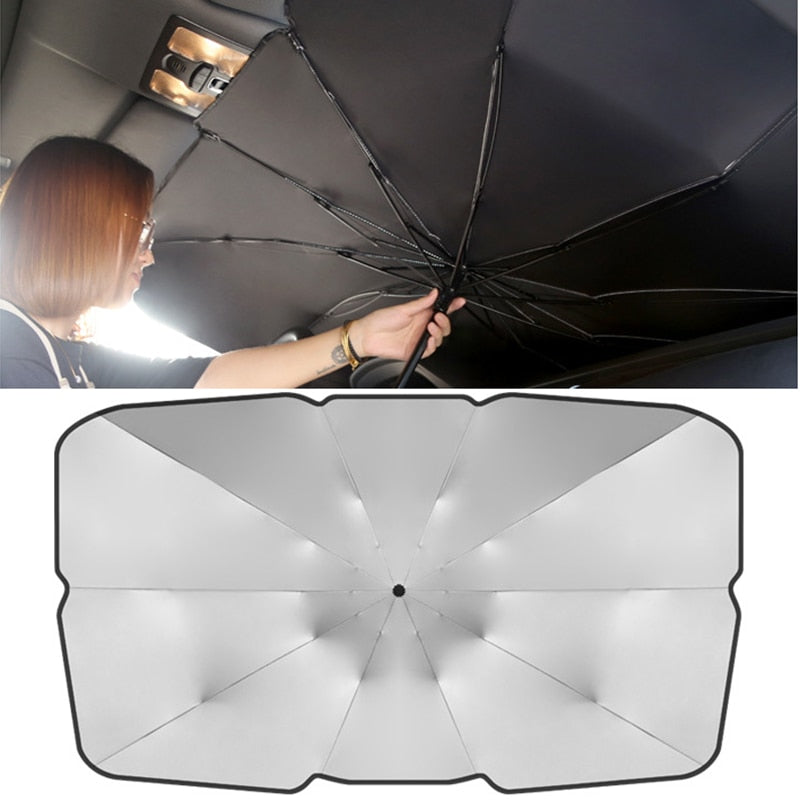 מגן שמש לרכב בצורת מטריה - Deal Yashir 