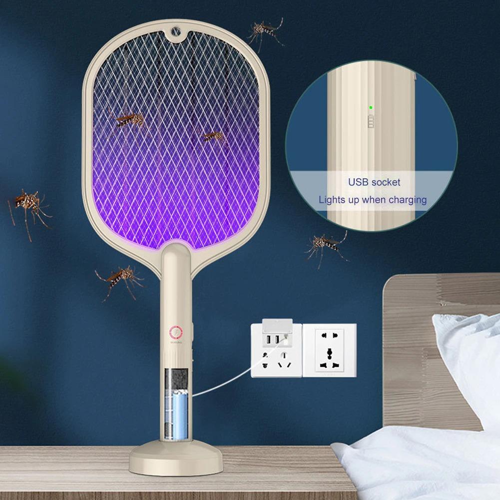 מחבט יתושים מכשיר נגד יתושים קוטל יתושים אוטומטי נטען