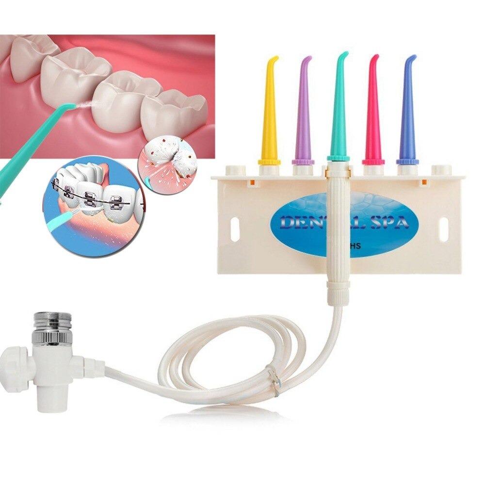 סילונית לשיניים לניקוי יסודי עם חיבור נשלף לברז